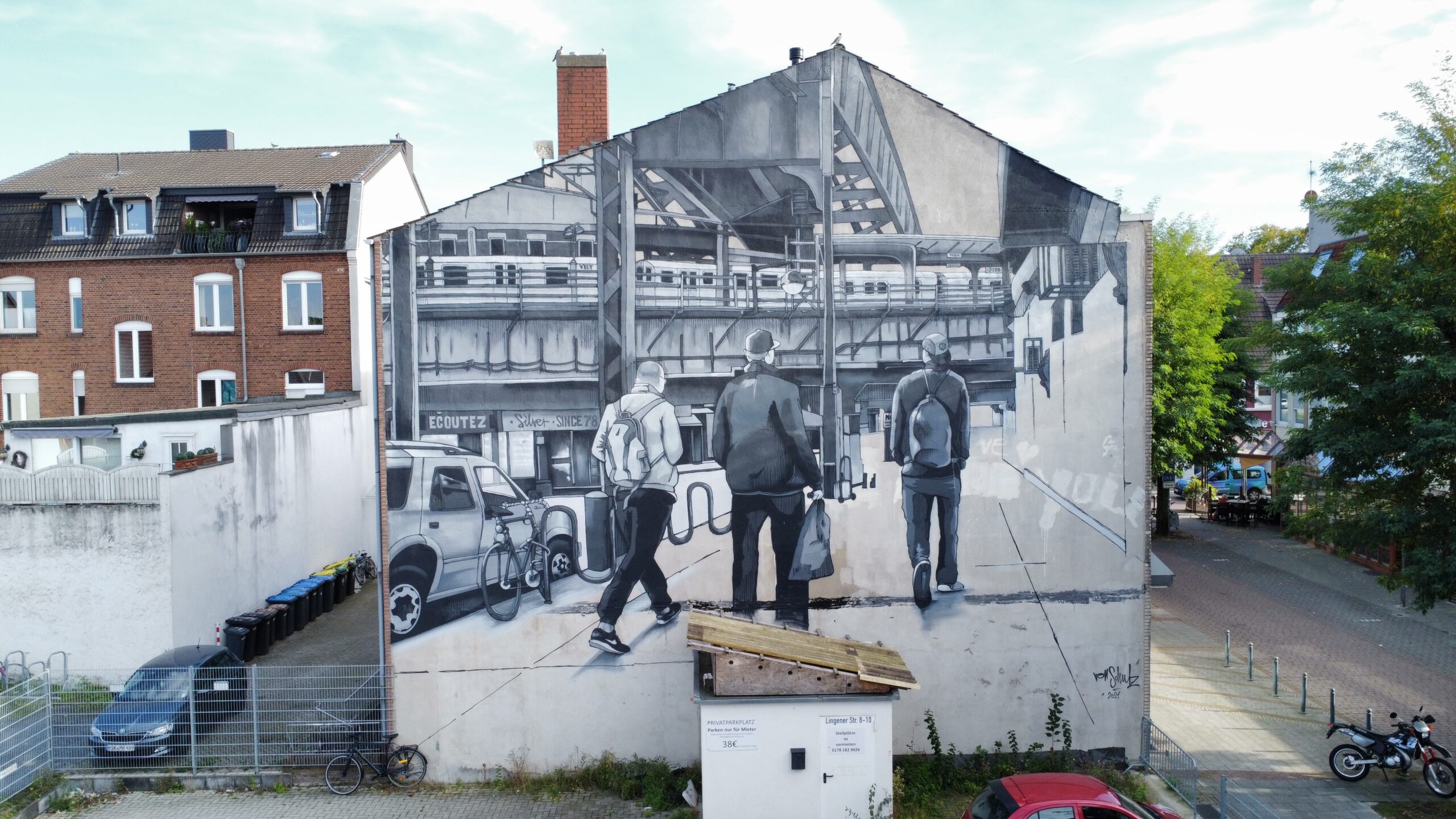 Boys in the Hood – Mural von Bjoern von Schulz in Rheine