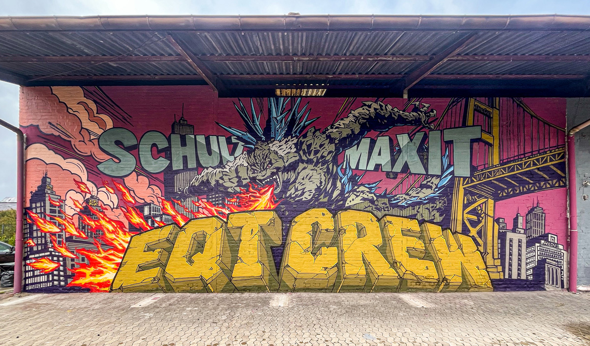 Mural City After Jam von Bjoern von Schulz und Maxit in Bremen